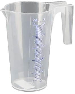 PRESSOL | Transparenter Messbecher | 0,25 l | VE 12 Stk | PP | mit Skala