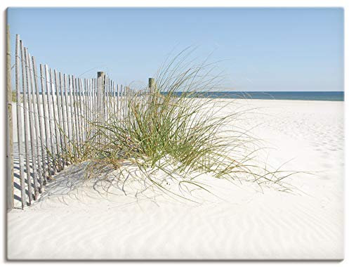 ARTLAND Wanddeko Leinwand Bilder Wandbild Landschaften Strand T5MA
