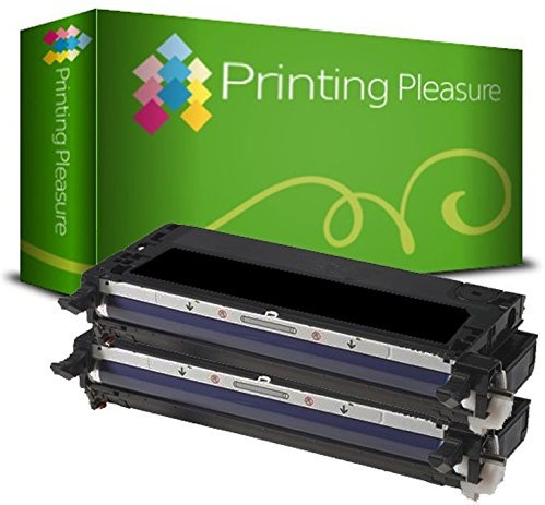 Printing Pleasure 2er Set 593-10170 Schwarz Premium Toner kompatibel für Dell 3110, 3110cn, 3115, 3115cn