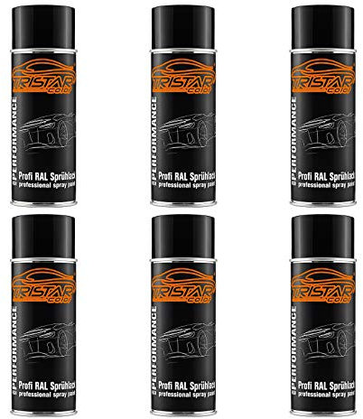 TRISTARcolor RAL 9010 Reinweiss Spraydose 6 x 400 ml glänzend schnelltrocknend