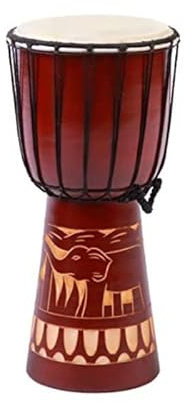 40cm Djembe Trommel Bongo Elefant Anfänger Kinder Guter Klang Fair Trade