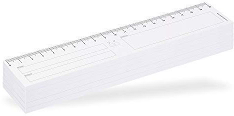 Haftnotiz-Wundlineal 20 cm (5 Blöcke je 50 Blatt)