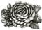 Schnalle123 Gürtelschnalle Western Rose Cowboy Blume 3D Optik für Wechselgürtel Gürtel Schnalle Buckle Modell 168