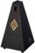 Wittner Metronom Taktell Pyramidenform System Maelzel Serie 810 - Massivholzgehäuse - Mit Glocke - Schwarz hochglanz - Mechanisch zum Aufziehen - Keine Batterien erforderlich - Made in Germany