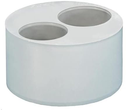 First Plast - Raccord PVC évacuation First Plast - Tampon de Réduction Double PVC Mâle Femelle 100/50/40 - First Plast