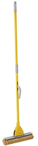 Apex Lavapavimenti Squizzo Classic 32cm con Solida Struttura in Metallo, Spugna e Sistema di Strizzaggio a Leva