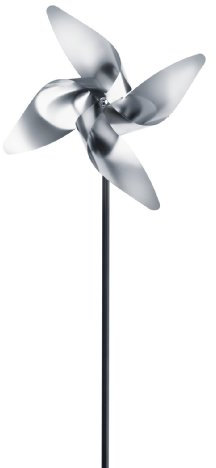 Blomus Moulin à Vent Viento Argent 18 x 7,5 x 70 cm 65047