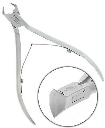 Kopfschneider Fußpflege Nagelzange 12cm mit halber Schneide, perfekt für Frauenhände