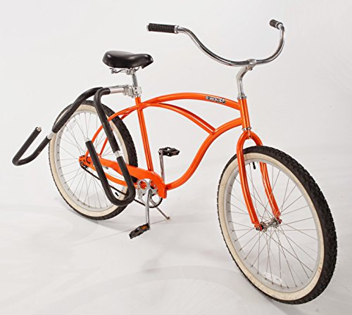 Moved by Bike Shortboard Fahrrad Surfboard Rack MBB Kompatibel mit Shortboards, Boogie Boards, Snowboards, Quick Release Bars
