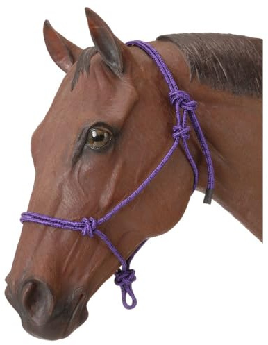Tough1 Poly Rope Halter - Purple