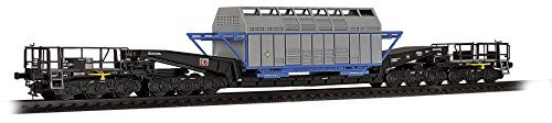 Viessmann 16504 - H0 Waggon Union Schienentiefladewagen Castor