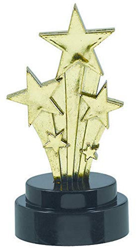 Amscan 397891 - Pokale Hollywood, 6 Stück, Trophäe