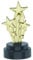 Amscan 397891 - Pokale Hollywood, 6 Stück, Trophäe