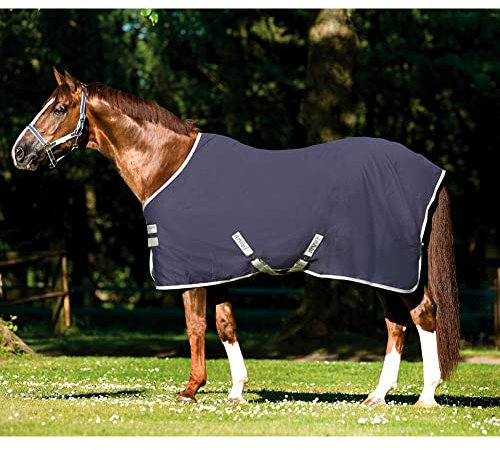 Horseware Amigo Stable Sheet 0g- navy/silver, Groesse:155