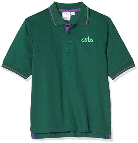 Cub Boys Polo Shirt Cub Tipped Polo, Green (Bottle Green), Gr. 80 CM (UK: 32IN)