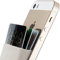 Sinjimoru Card Holder, Stick-on Wallet Funktion als iPhone Wallet Case, iPhone-Hülle mit einem Kartenhalter, Credit Card Wallet, Card Case und Money Clip. für Android. Sinji Pouch Basic 2 Grau