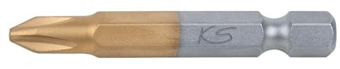 KS Tools 911.2647 1/4 TiN Bit, 50mm, PH3, 5er Pack