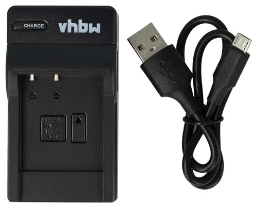 vhbw Chargeur USB de Batterie Compatible avec Sony Cybershot DSC-W730, DSC-W710, DSC-W810, DSC-W830 Batterie Appareil Photo Digital, DSLR, Action cam