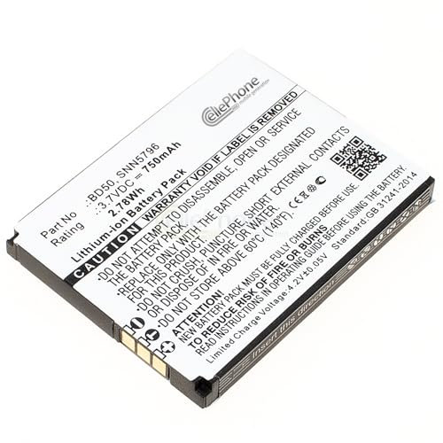 cellePhone Akku Li-Ion kompatibel mit Fritz!Fon AVM 2000 2446 / C4 C5 M2 (Ersatz für BAK130506)