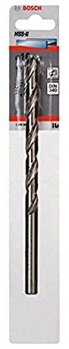 Bosch Professional 1x HSS-G Broca para metal (Ø 10 mm, Robust Line, Accesorios para taladro)