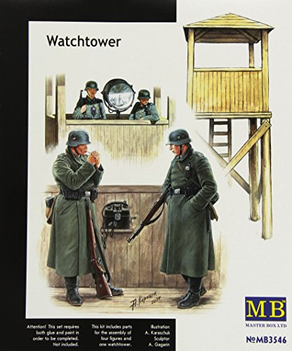 MasterBox MB3546-1/35 Wachturm mit Deutschen Soldaten