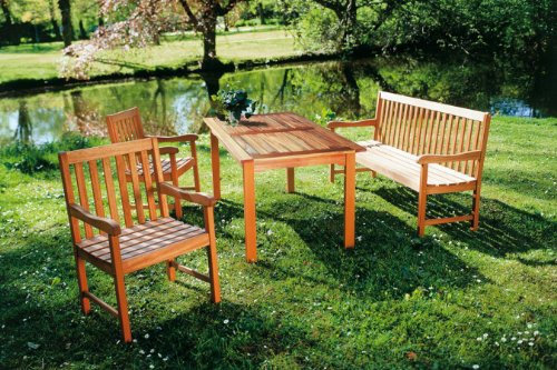 MERXX Gartenmöbel Gartensitzgruppe Santos 4-teilig