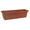Gardenico Selbstbewässerung Blumenkasten Smart System Extra Line 60 cm, terrakotta/braun