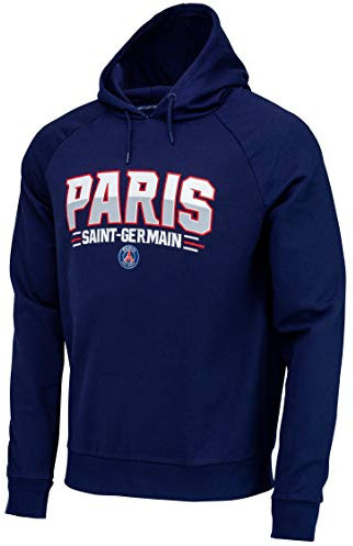 Kapuzensweatshirt, Paris Saint Germain, Kindergröße, für Jungen 110 blau