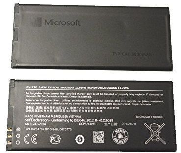 Original Nokia Lumia 950 Battery BV-T5E 3.85 V 3,000 mAh 11.6 W