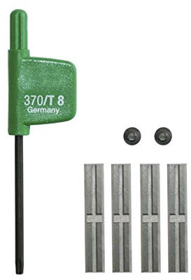 Festool Wendeplatten-Set HW-WP 25x5,5x1,1 (4x) (mit TX-Schlüssel, Senkschraube, Wendeplatte)