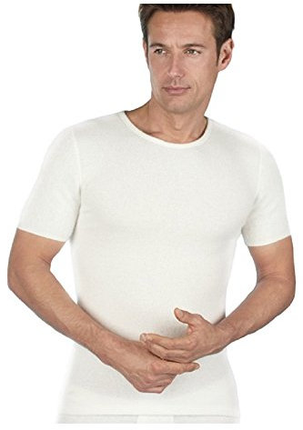 Medima Classic Herren-Hemd 1/4 Arm 50% Angora weiß - Größen XXL
