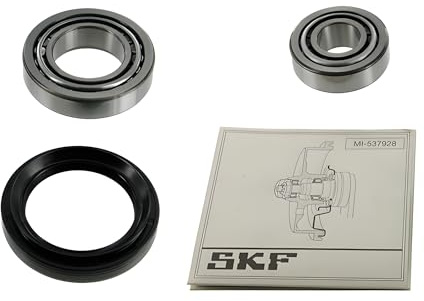 SKF Radlagersatz mit Wellendichtring VKBA 596 Position Vorderachse Höhe 97mm Länge 95mm Breite 64mm - OE Qualität