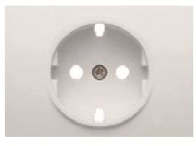 Bjc - 21724 tapa base enchufe seguridad coral blanco Ref. 6530510253