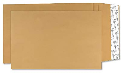 Blake Avant Garde - Premium C4 Gusset Envelopes (324 x 229 x 25mm) - Pack of 100 - Superior Thickness 140GSM - PowerSeal - Heavyweight Grade Envelope C4 - Peel and Seal Expandable Envelopes (AG0052)