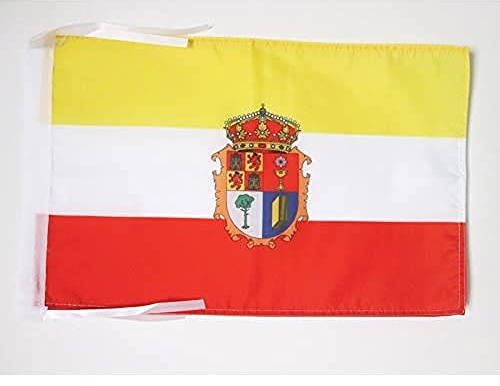 AZ FLAG Province of Cuenca Flag 45x30 cm 100D Polyester Cords | Indoor and outdoor use Spanish 12x18 in decorative flag double stitched seams and reinforced edges with ties