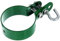 Gah-Alberts, Morsetto Zincato per Fissaggio Rete Metallica, Rivestito di Plastica Verde, Ø 60 Mm, 1 pezzo