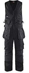 Blaklader 26501860 ÄRMELLOSE OVERALLS, Schwarz, grootte C52