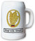 Krug/Bierkrug 0,5l - Barettabezeichen Jäger Truppe BW Bund Infantrie #10919