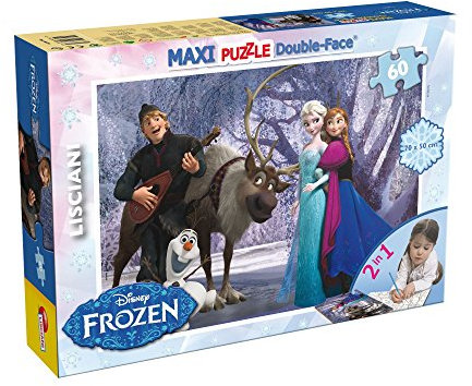 Liscianigiochi 46874 70X50 Cm Disney Frozen, Italien, Eiskönigin Puzzle 60 Teile 46881