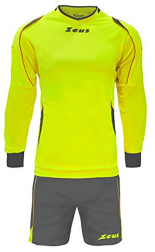 ZEUS KIT GK PAROS GIALLO FLUO - GRIGIO SCURO - ARANCIO FLUO L