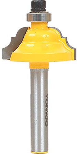 Yonico 13122q - Classical Roman Ogee Edge Forming Router Bit, Cutting Depth: 5/16 - 1/4 Shank
