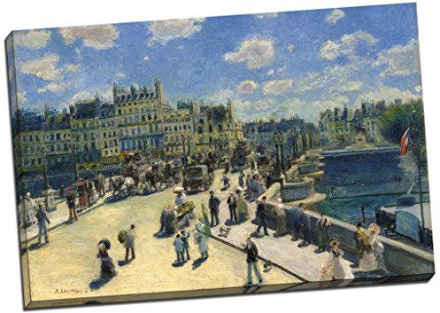 Auguste Renoir Le Pont Neuf Paris Leinwanddruck Bild Wall Art Großer 76,2 x 50,8 cm