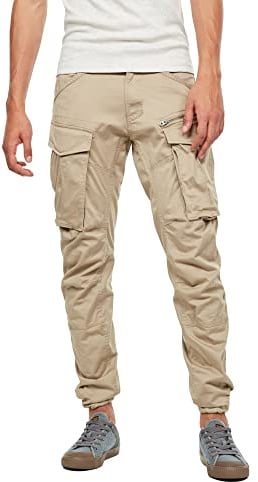 Rovic Zip 3D Straight Tapered Fit Cargo Pants, Dune, 30W x 34L
