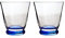 Denby 400010801 Imperial Blue Small Tumbler 2pk, Glass, 360 milliliters