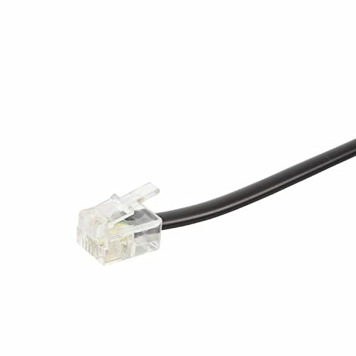 Vivanco ISDN-Anschlusskabel (8-polig RJ45 Stecker auf 8-polig RJ45 Stecker, 6m) schwarz