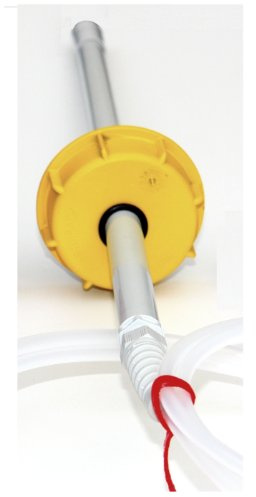 Sauglanze PVC D16mm PVC-Schlauch 4x6mm Verschluß GELB Nr.61 für Dosieranlagen mit Schlauchpumpen