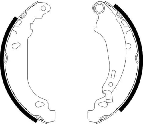 HELLA 8DB 355 002-261 Bremsbackensatz - H9335 - Bremssystem: Bosch