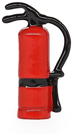 Odoria 1/12 Miniatura Extintor de Incendios Accesorio para Jardín de Hadas