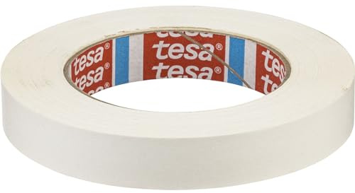 tesaband (offenes Gewebe), weiß 25m:19mm