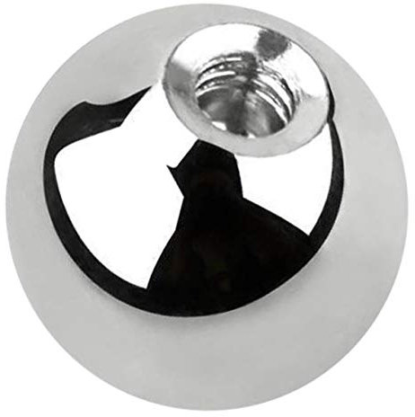 Titan Piercing Kugel 1,6 x 5 mm, Piercing Schmuck Verschluss